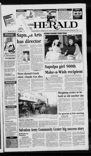 Sapulpa Daily Herald (Sapulpa, Okla.), Vol. 83, No. 77, Ed. 1 Friday, December 12, 1997