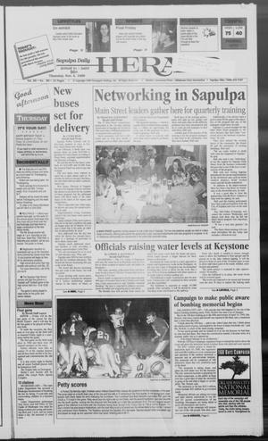 Sapulpa Daily Herald (Sapulpa, Okla.), Vol. 85, No. 38, Ed. 1 Thursday, November 4, 1999