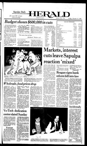 Sapulpa Daily Herald (Sapulpa, Okla.), Vol. 69, No. 28, Ed. 1 Friday, October 15, 1982