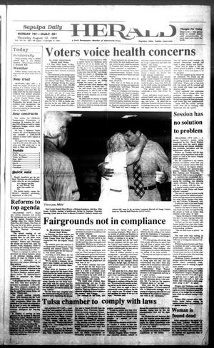 Sapulpa Daily Herald (Sapulpa, Okla.), Vol. 79, No. 285, Ed. 1 Thursday, August 12, 1993