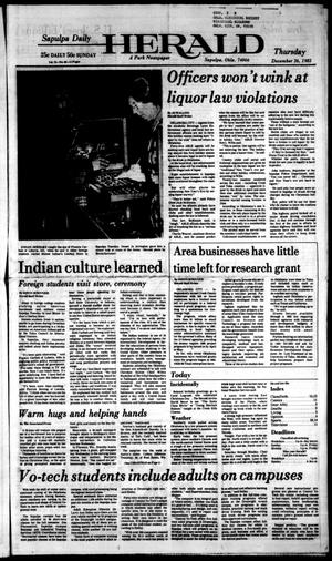 Sapulpa Daily Herald (Sapulpa, Okla.), Vol. 72, No. 88, Ed. 1 Thursday, December 26, 1985