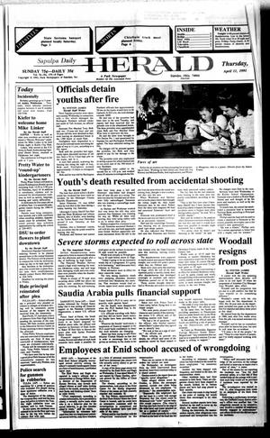 Sapulpa Daily Herald (Sapulpa, Okla.), Vol. 77, No. 179, Ed. 1 Thursday, April 11, 1991