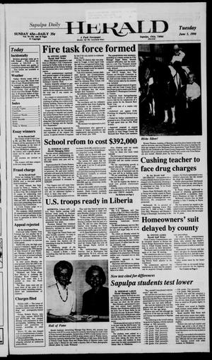 Sapulpa Daily Herald (Sapulpa, Okla.), Vol. 76, No. 226, Ed. 1 Tuesday, June 5, 1990