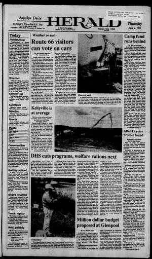 Sapulpa Daily Herald (Sapulpa, Okla.), Vol. 78, No. 226, Ed. 1 Thursday, June 4, 1992