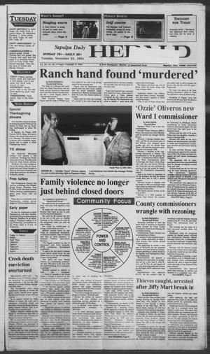 Sapulpa Daily Herald (Sapulpa, Okla.), Vol. 81, No. 60, Ed. 1 Tuesday, November 22, 1994