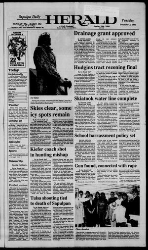 Sapulpa Daily Herald (Sapulpa, Okla.), Vol. 78, No. 69, Ed. 1 Tuesday, December 3, 1991