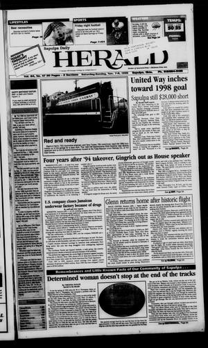 Sapulpa Daily Herald (Sapulpa, Okla.), Vol. 84, No. 47, Ed. 1 Sunday, November 8, 1998