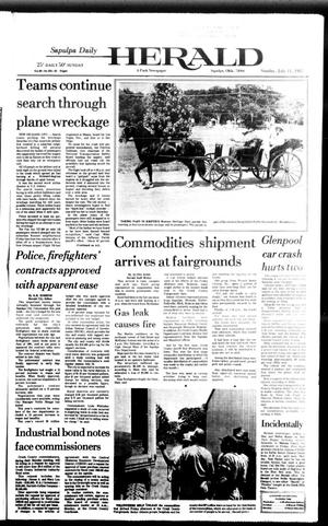 Sapulpa Daily Herald (Sapulpa, Okla.), Vol. 68, No. 255, Ed. 1 Sunday, July 11, 1982