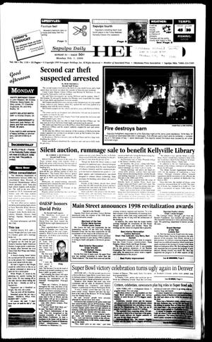 Sapulpa Daily Herald (Sapulpa, Okla.), Vol. 84, No. 120, Ed. 1 Monday, February 1, 1999