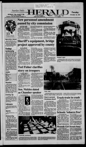 Sapulpa Daily Herald (Sapulpa, Okla.), Vol. 78, No. 75, Ed. 1 Tuesday, December 10, 1991