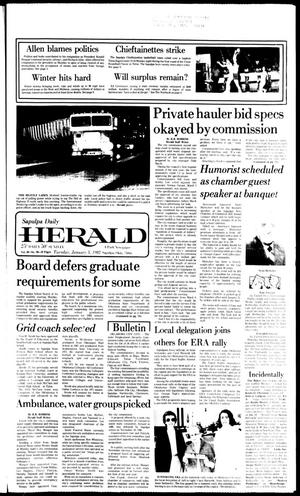 Sapulpa Daily Herald (Sapulpa, Okla.), Vol. 68, No. 96, Ed. 1 Tuesday, January 5, 1982