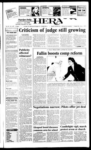 Sapulpa Daily Herald (Sapulpa, Okla.), Vol. 82, No. 131, Ed. 1 Thursday, February 13, 1997