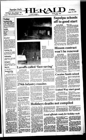Sapulpa Daily Herald (Sapulpa, Okla.), Vol. 77, No. 300, Ed. 1 Friday, August 30, 1991