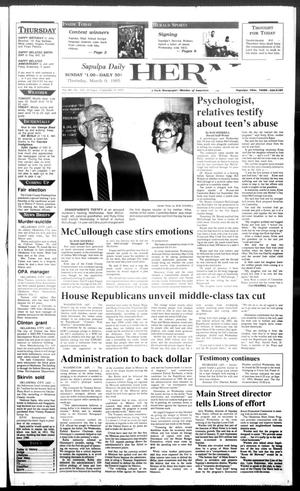 Sapulpa Daily Herald (Sapulpa, Okla.), Vol. 81, No. 151, Ed. 1 Thursday, March 9, 1995