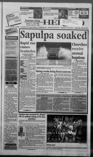 Primary view of object titled 'Sapulpa Daily Herald (Sapulpa, Okla.), Vol. 84, No. 192, Ed. 1 Tuesday, April 27, 1999'.
