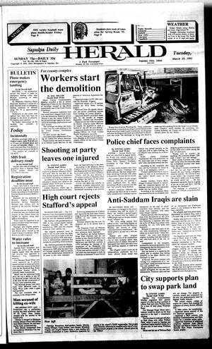 Sapulpa Daily Herald (Sapulpa, Okla.), Vol. 77, No. 159, Ed. 1 Tuesday, March 19, 1991