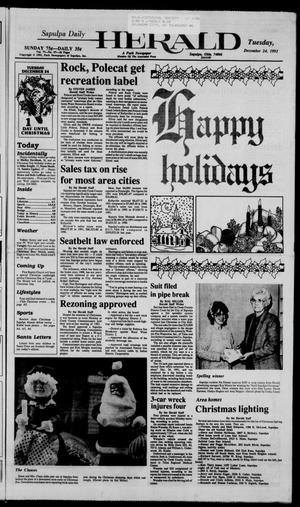 Sapulpa Daily Herald (Sapulpa, Okla.), Vol. 78, No. 87, Ed. 1 Tuesday, December 24, 1991