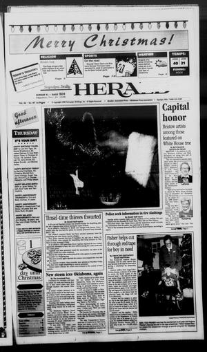 Primary view of object titled 'Sapulpa Daily Herald (Sapulpa, Okla.), Vol. 84, No. 87, Ed. 1 Thursday, December 24, 1998'.