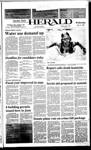 Sapulpa Daily Herald (Sapulpa, Okla.), Vol. 76, No. 257, Ed. 1 Wednesday, July 11, 1990