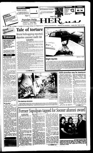 Sapulpa Daily Herald (Sapulpa, Okla.), Vol. 84, No. 163, Ed. 1 Tuesday, March 23, 1999