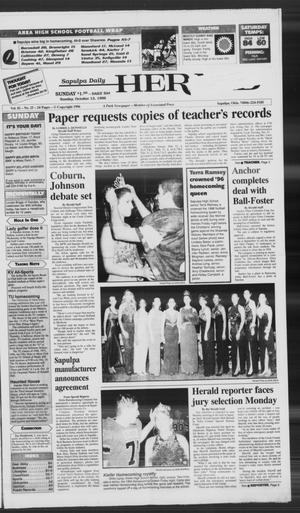 Sapulpa Daily Herald (Sapulpa, Okla.), Vol. 82, No. 25, Ed. 1 Sunday, October 13, 1996