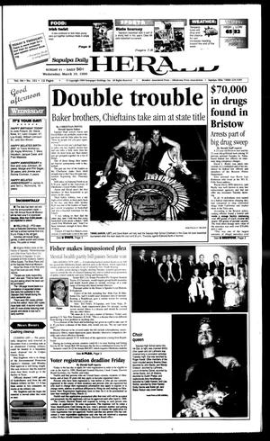 Sapulpa Daily Herald (Sapulpa, Okla.), Vol. 84, No. 152, Ed. 1 Wednesday, March 10, 1999