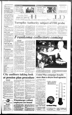 Primary view of object titled 'Sapulpa Daily Herald (Sapulpa, Okla.), Vol. 80, No. 312, Ed. 1 Sunday, September 11, 1994'.