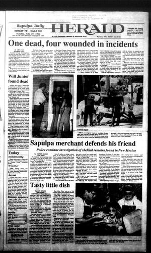 Primary view of object titled 'Sapulpa Daily Herald (Sapulpa, Okla.), Vol. 79, No. 257, Ed. 1 Sunday, July 11, 1993'.