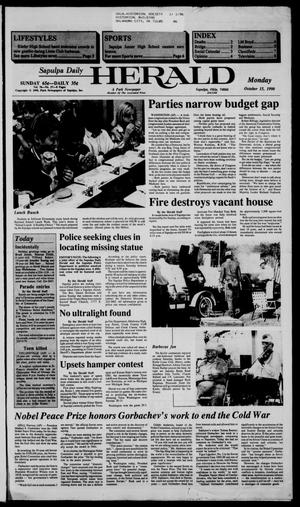Sapulpa Daily Herald (Sapulpa, Okla.), Vol. 77, No. 27, Ed. 1 Monday, October 15, 1990