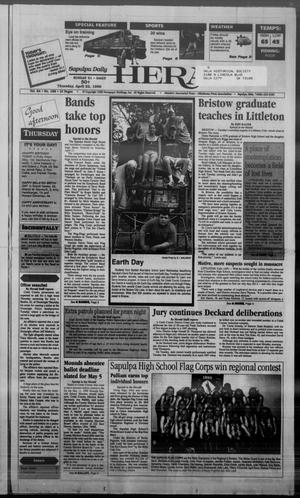 Sapulpa Daily Herald (Sapulpa, Okla.), Vol. 84, No. 188, Ed. 1 Thursday, April 22, 1999