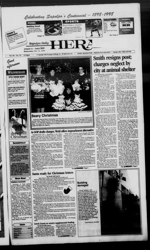 Sapulpa Daily Herald (Sapulpa, Okla.), Vol. 84, No. 74, Ed. 1 Wednesday, December 9, 1998
