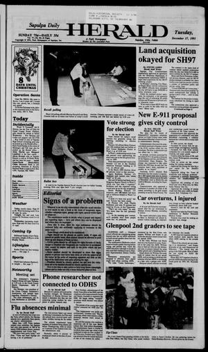 Sapulpa Daily Herald (Sapulpa, Okla.), Vol. 78, No. 81, Ed. 1 Tuesday, December 17, 1991