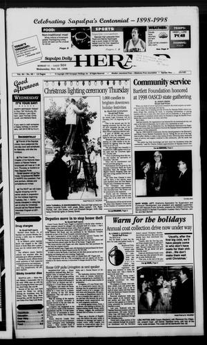 Sapulpa Daily Herald (Sapulpa, Okla.), Vol. 84, No. 56, Ed. 1 Wednesday, November 18, 1998