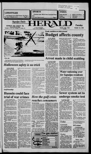 Sapulpa Daily Herald (Sapulpa, Okla.), Vol. 77, No. 28, Ed. 1 Tuesday, October 16, 1990