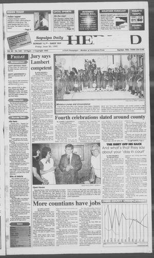 Sapulpa Daily Herald (Sapulpa, Okla.), Vol. 81, No. 248, Ed. 1 Friday, June 30, 1995