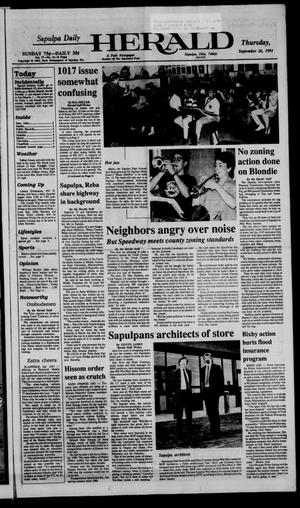 Primary view of object titled 'Sapulpa Daily Herald (Sapulpa, Okla.), Vol. 78, No. 11, Ed. 1 Thursday, September 26, 1991'.