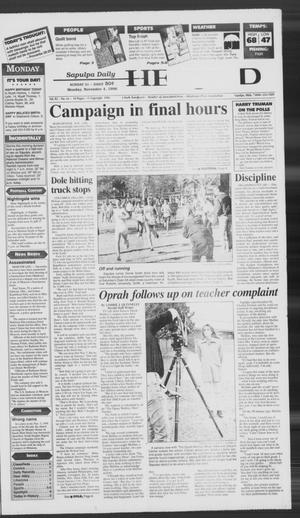 Sapulpa Daily Herald (Sapulpa, Okla.), Vol. 82, No. 44, Ed. 1 Monday, November 4, 1996