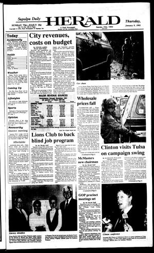 Sapulpa Daily Herald (Sapulpa, Okla.), Vol. 78, No. 100, Ed. 1 Thursday, January 9, 1992