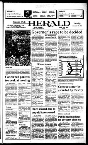 Sapulpa Daily Herald (Sapulpa, Okla.), Vol. 77, No. 44, Ed. 1 Sunday, November 4, 1990