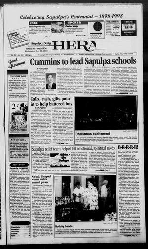 Sapulpa Daily Herald (Sapulpa, Okla.), Vol. 84, No. 86, Ed. 1 Wednesday, December 23, 1998