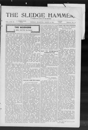 The Sledge Hammer. (Okemah, Okla.), Vol. 2, No. 46, Ed. 1 Thursday, March 19, 1914