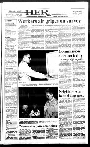 Sapulpa Daily Herald (Sapulpa, Okla.), Vol. 80, No. 169, Ed. 1 Tuesday, March 29, 1994