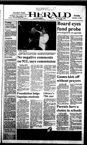 Sapulpa Daily Herald (Sapulpa, Okla.), Vol. 78, No. 306, Ed. 1 Sunday, September 6, 1992