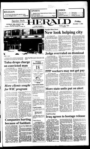 Sapulpa Daily Herald (Sapulpa, Okla.), Vol. 77, No. 73, Ed. 1 Friday, December 7, 1990