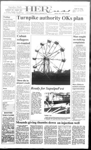 Sapulpa Daily Herald (Sapulpa, Okla.), Vol. 80, No. 293, Ed. 1 Friday, August 19, 1994