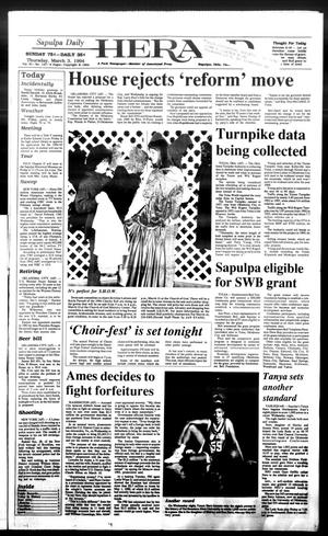Sapulpa Daily Herald (Sapulpa, Okla.), Vol. 80, No. 147, Ed. 1 Thursday, March 3, 1994