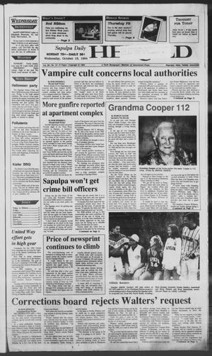 Primary view of object titled 'Sapulpa Daily Herald (Sapulpa, Okla.), Vol. 81, No. 31, Ed. 1 Wednesday, October 19, 1994'.
