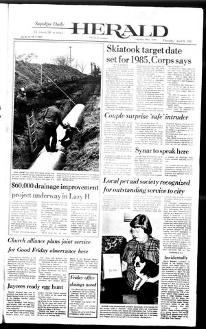 Sapulpa Daily Herald (Sapulpa, Okla.), Vol. 68, No. 176, Ed. 1 Thursday, April 8, 1982