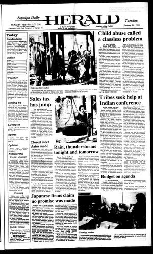 Sapulpa Daily Herald (Sapulpa, Okla.), Vol. 78, No. 110, Ed. 1 Tuesday, January 21, 1992