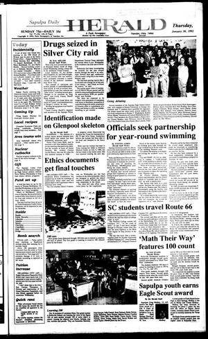 Sapulpa Daily Herald (Sapulpa, Okla.), Vol. 78, No. 118, Ed. 1 Thursday, January 30, 1992